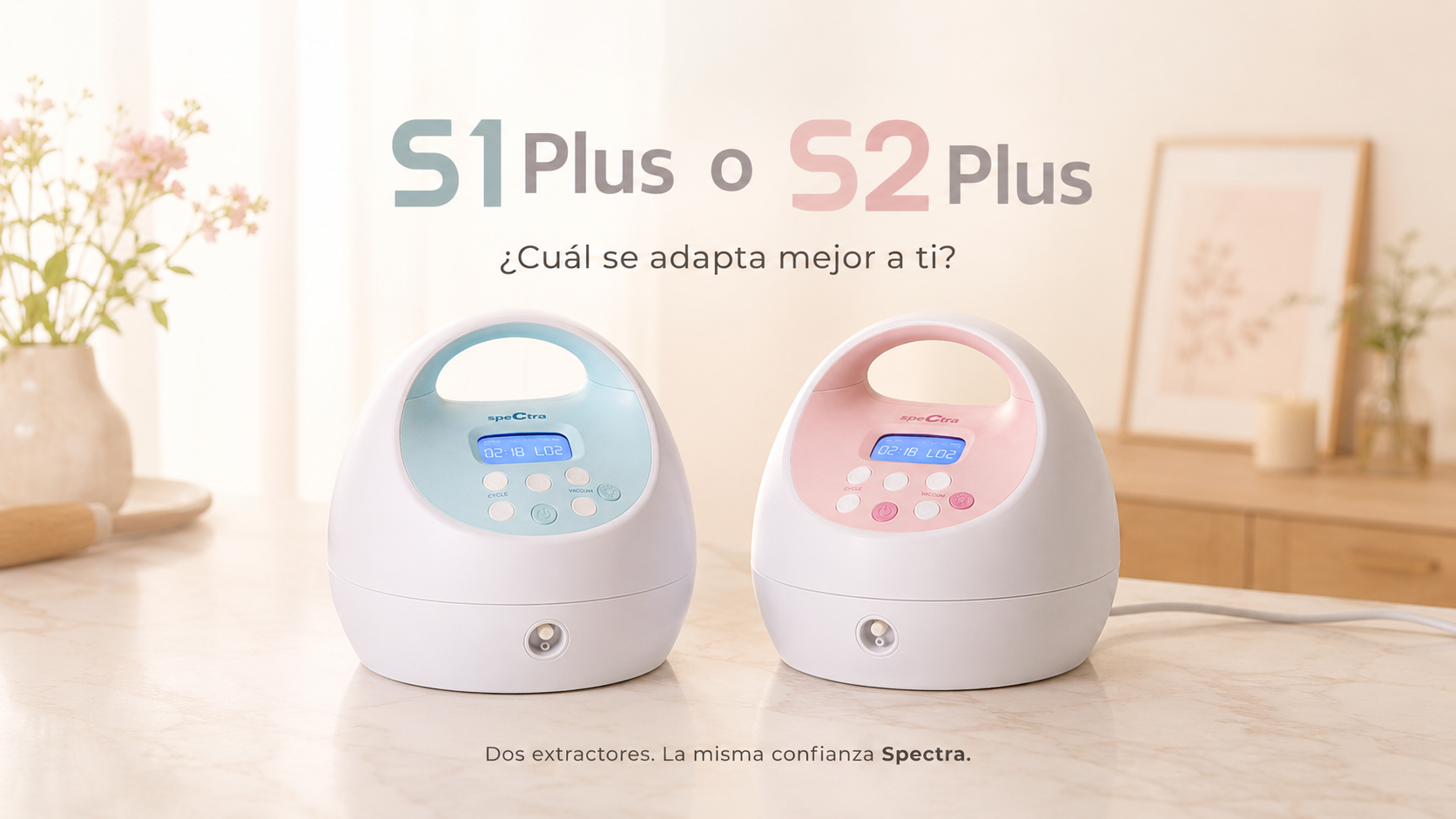 Spectra S1 Plus vs S2 Plus: ¿qué extractor de leche materna elegir?
