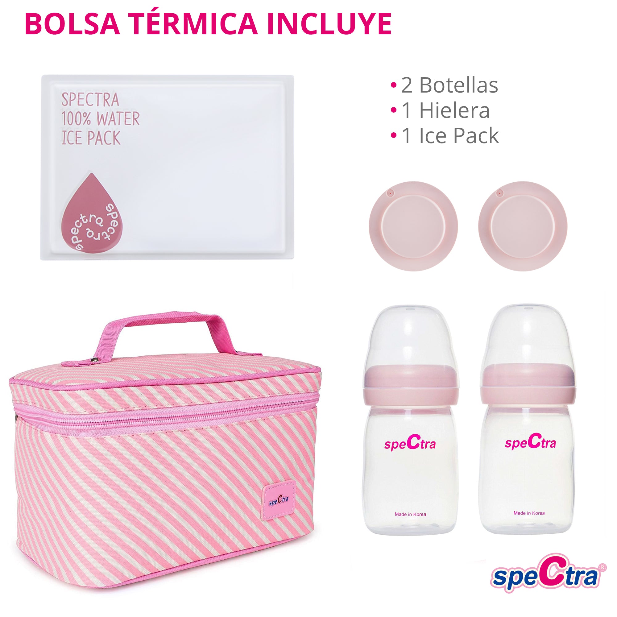 Kit de Bolsas de Almacenamiento de Leche Materna con Conector – Spectra MX