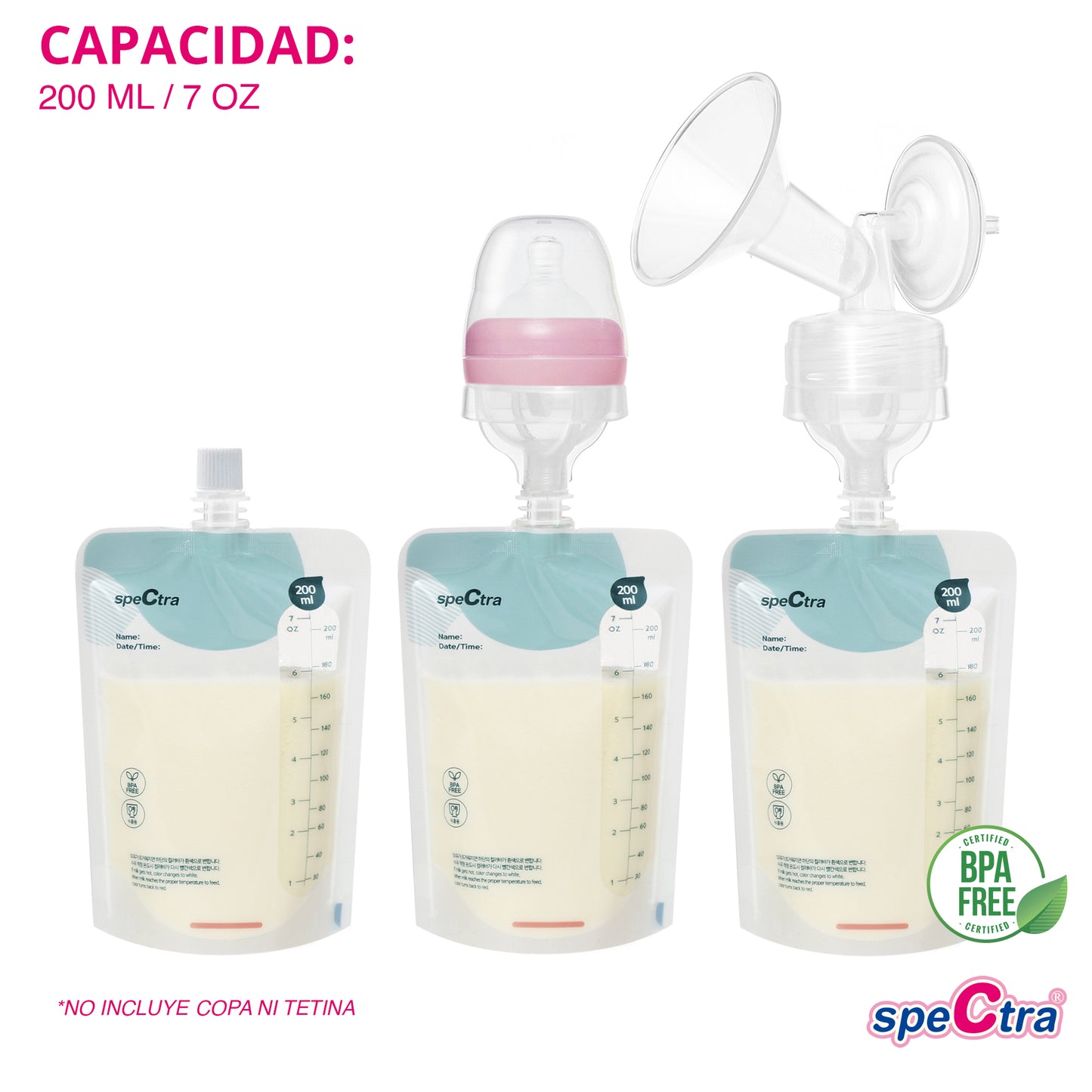 Set Hielera, Contenedores y Bolsas con Conector de Almacenamiento de Leche Materna Preesterilizadas