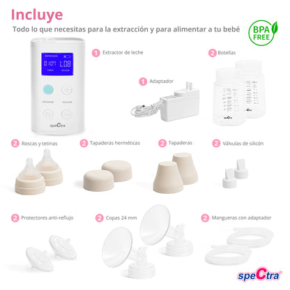 SPECTRA 9Plus, Extractor Eléctrico Doble