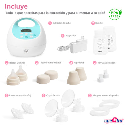 SPECTRA S1 PLUS, Extractor Doble Eléctrico