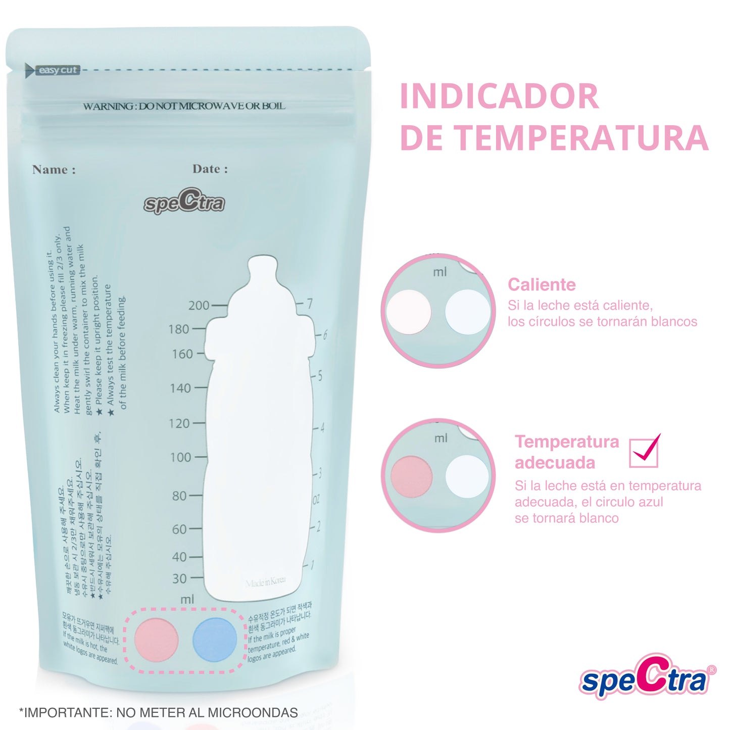 Bolsas Almacenadoras para Leche Materna