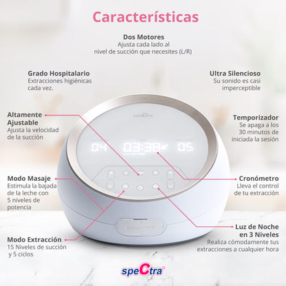SPECTRA Dual S, Extractor Eléctrico Con Doble Motor