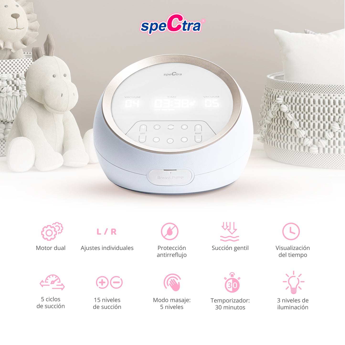 SPECTRA Dual S, Extractor Eléctrico Con Doble Motor