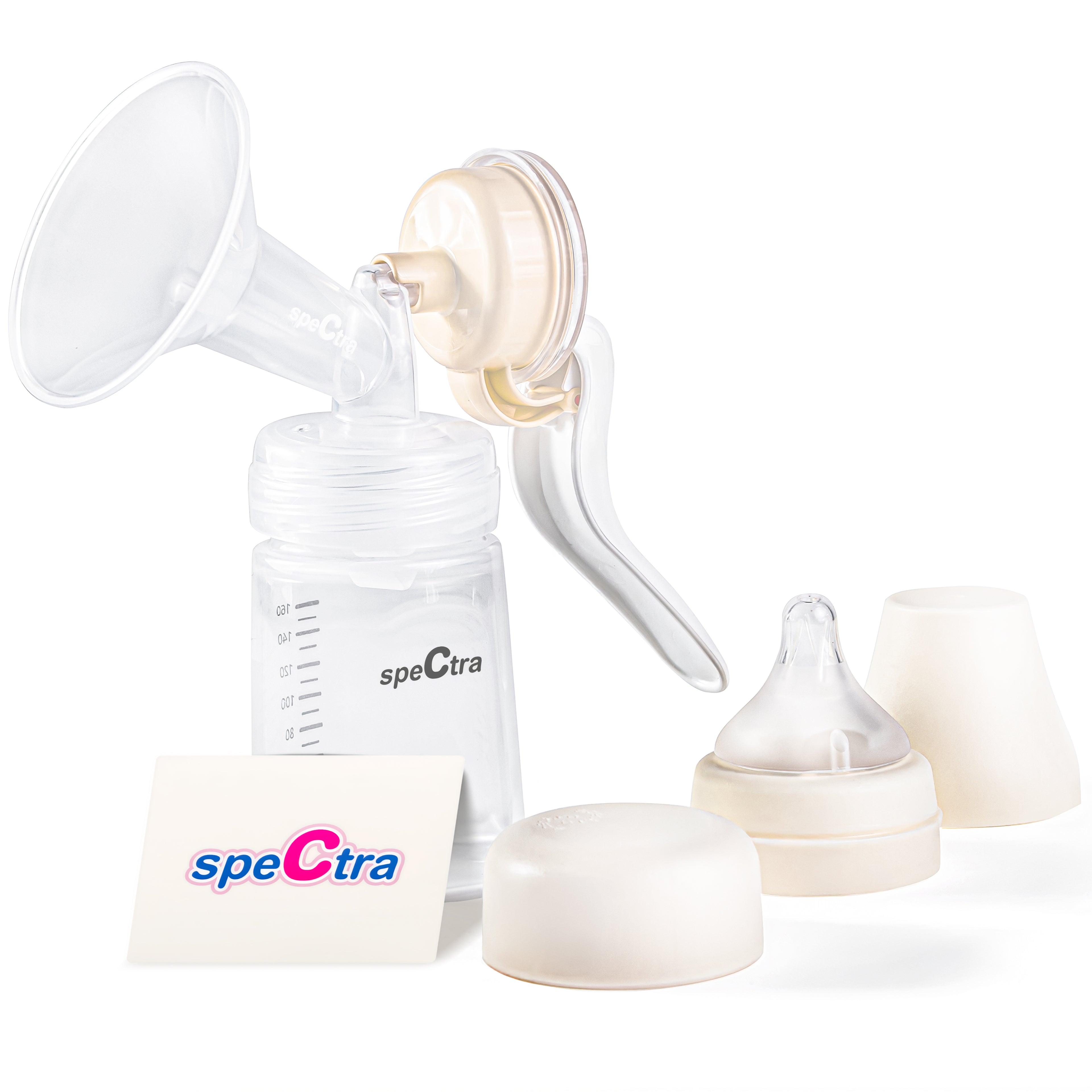 Spectra Extractor de Leche Manual de Cuello Ancho