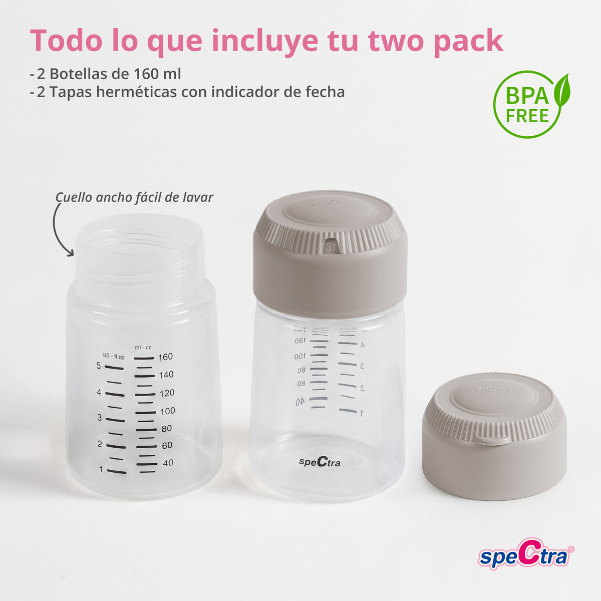 Botellas de Almacenamiento de Leche Materna